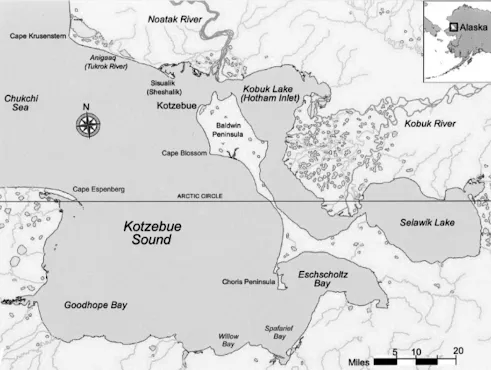 Map of Kotzebue Sound